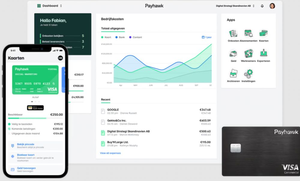 Payhawk met Visma Net