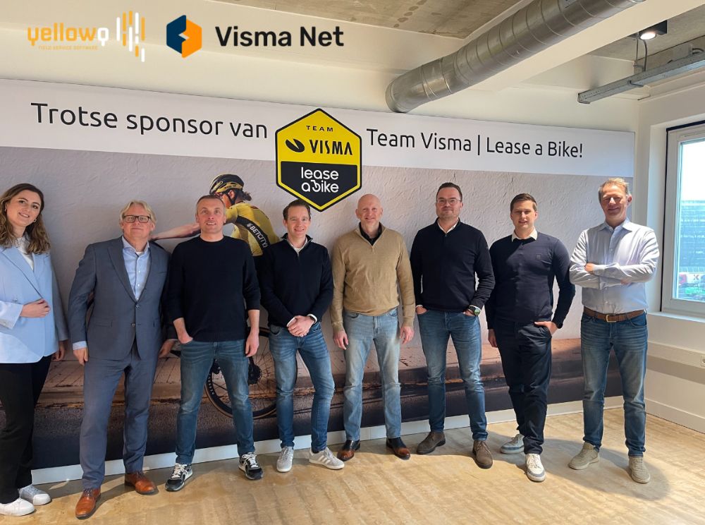 Visma, yellowQ en AccountOne hebben de handen ineengeslagen voor een gebruiksvriendelijke fieldservice-oplossing.